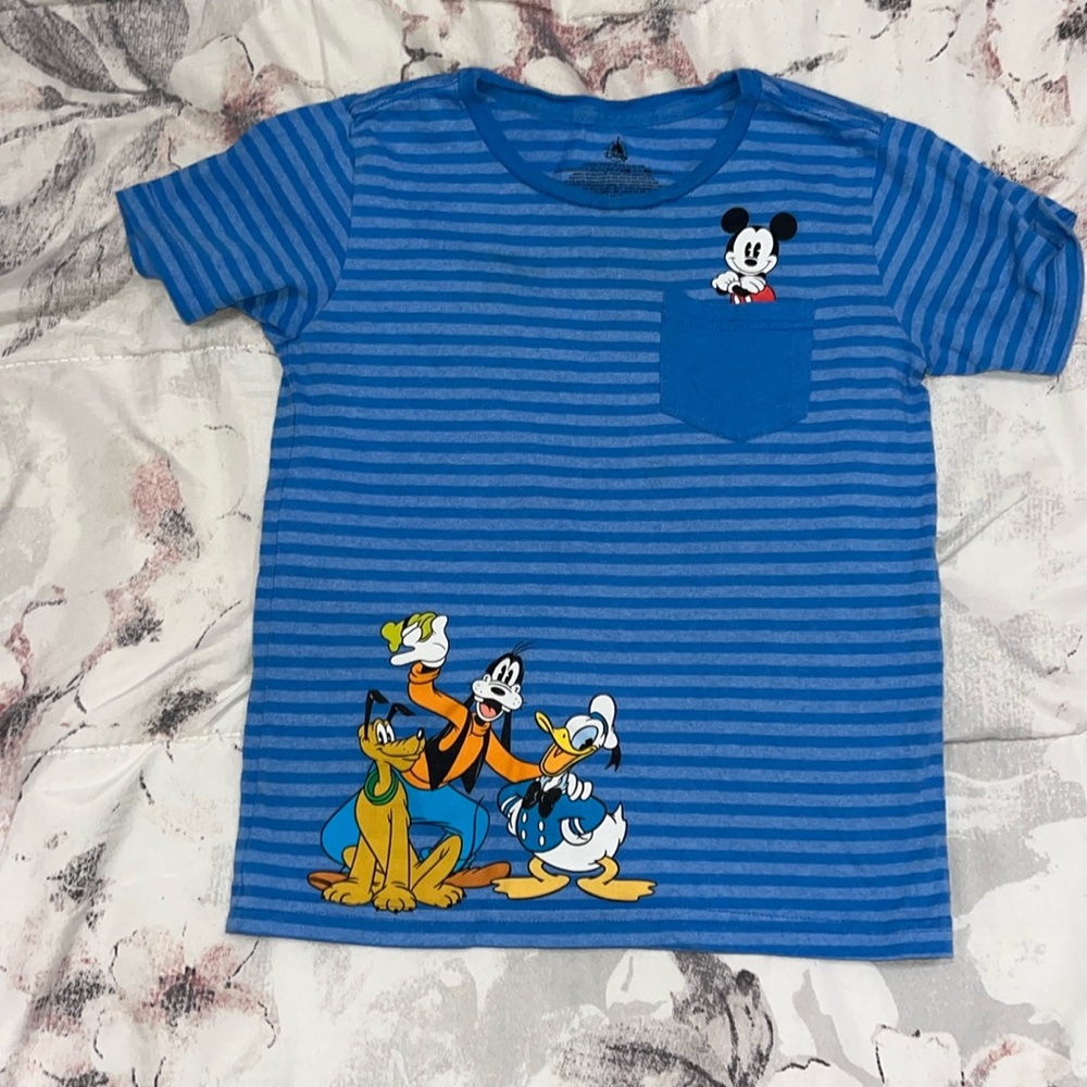 like new disney mickey mouse blue tshirt